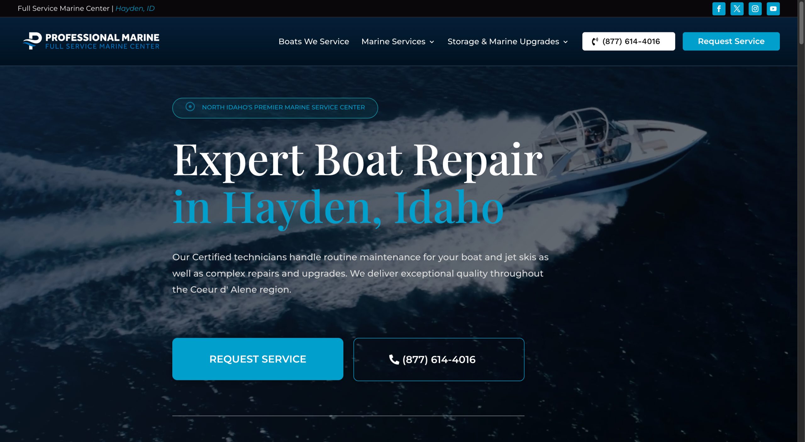 Boat-Repair-Marine-Service-Hayden-Id-Website-For-Hayden-Business Organic seo services - boat repair marine service hayden id website for hayden business scaled